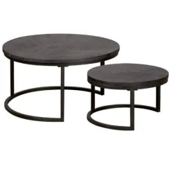 A-Meubel Viola Coffeetable Round Set of 2