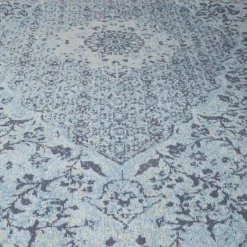 A-Meubel Vloerkleed Tabriz Lichtblauw