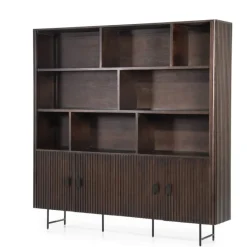 A-Meubel Wandkast Remi - Bruin - 96122