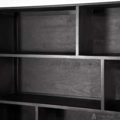 A-Meubel Wandkast Remi - Zwart - 96123