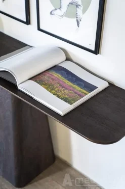 A-Meubel Wandtafel Aron - Bruin - 95767