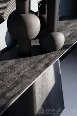 A-Meubel Wandtafel Aron - Zwart - 95768