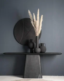 A-Meubel Wandtafel Aron - Zwart - 95768